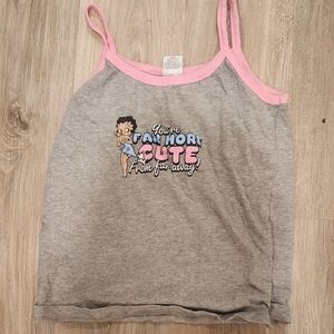 Betty Boop VINTAGE Collectors Tank Top Size XL